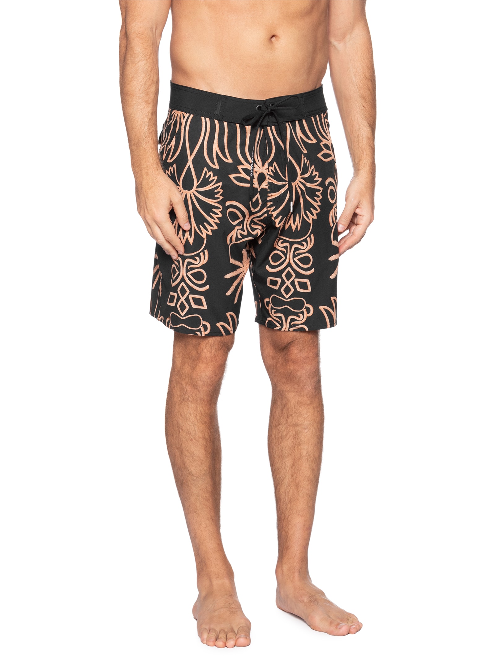 Bermuda Masculina Máxi Aina Preto Blueman