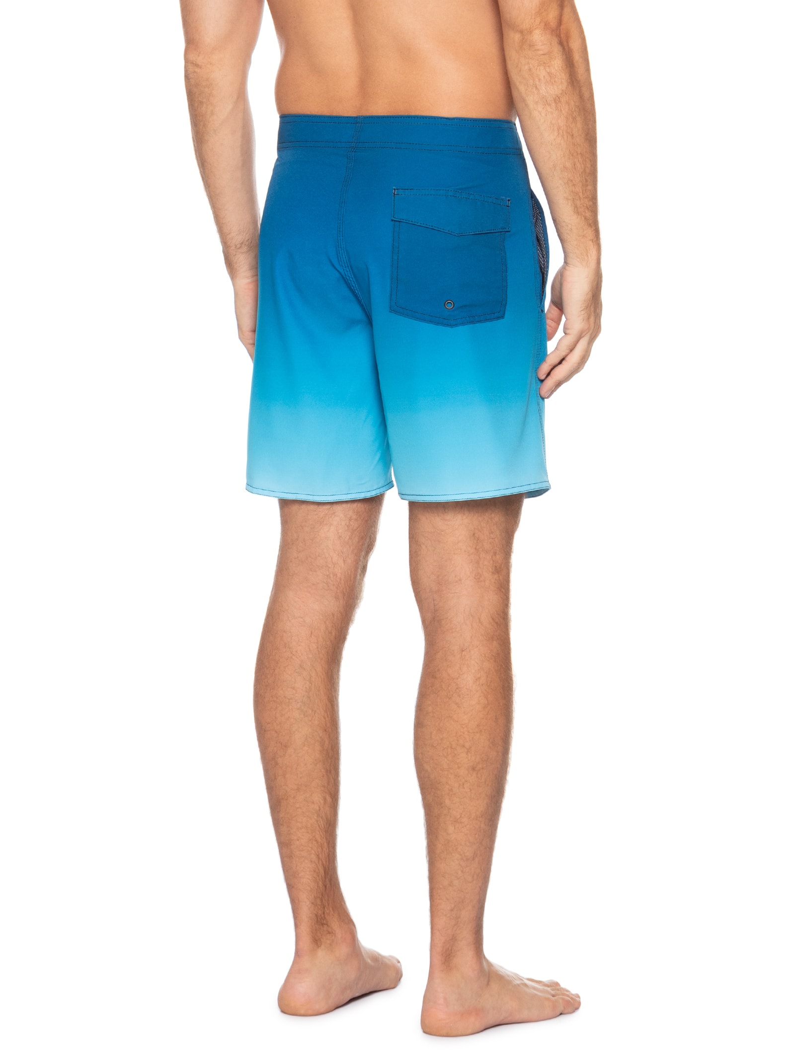 Bermuda Masculina Midi Degradê Havai Azul Blueman