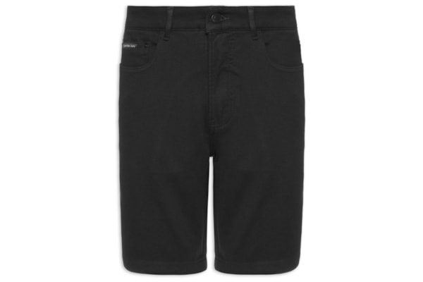 Bermuda Masculina Moletom 5 Pockets - Preto