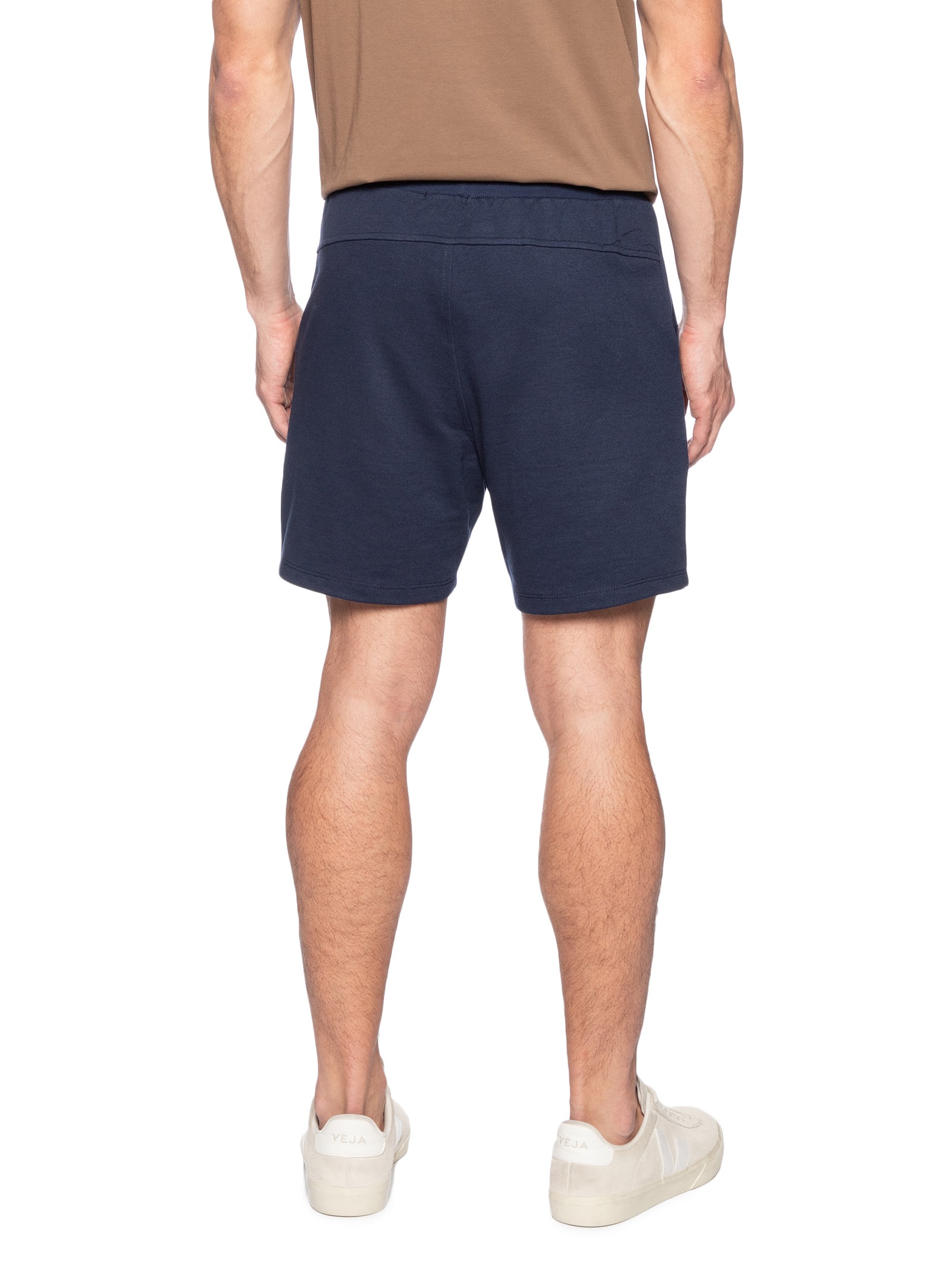 Bermuda Masculina Moletom Azul Basiq Men