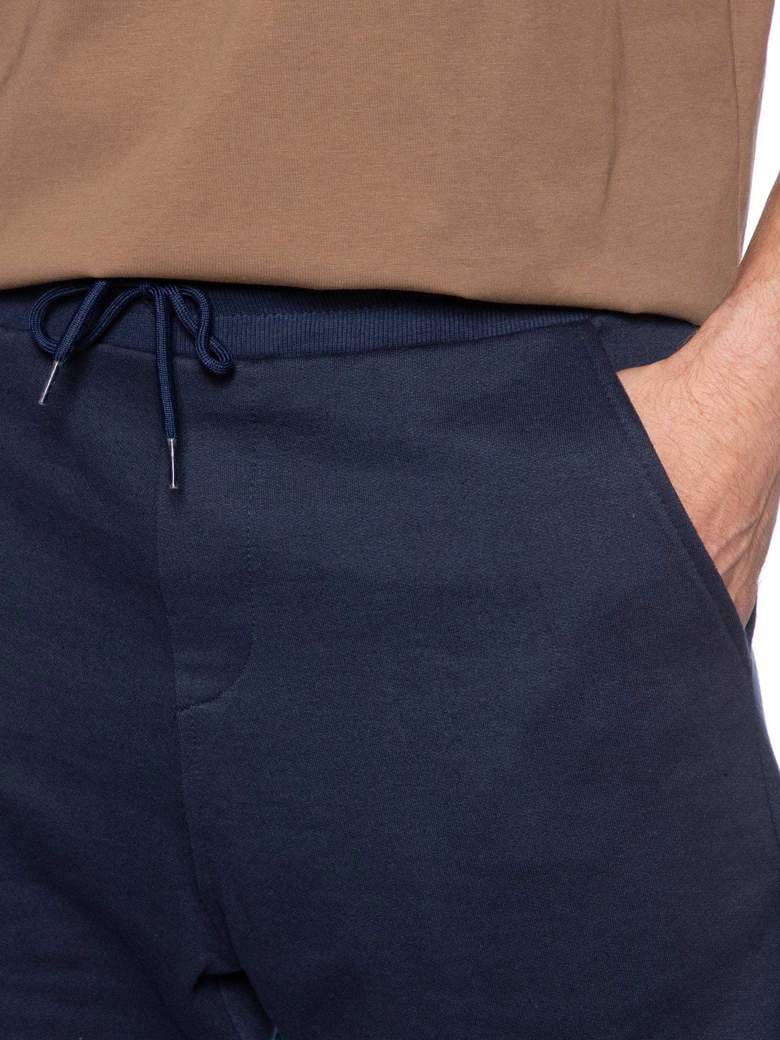 Bermuda Masculina Moletom Azul Basiq Men