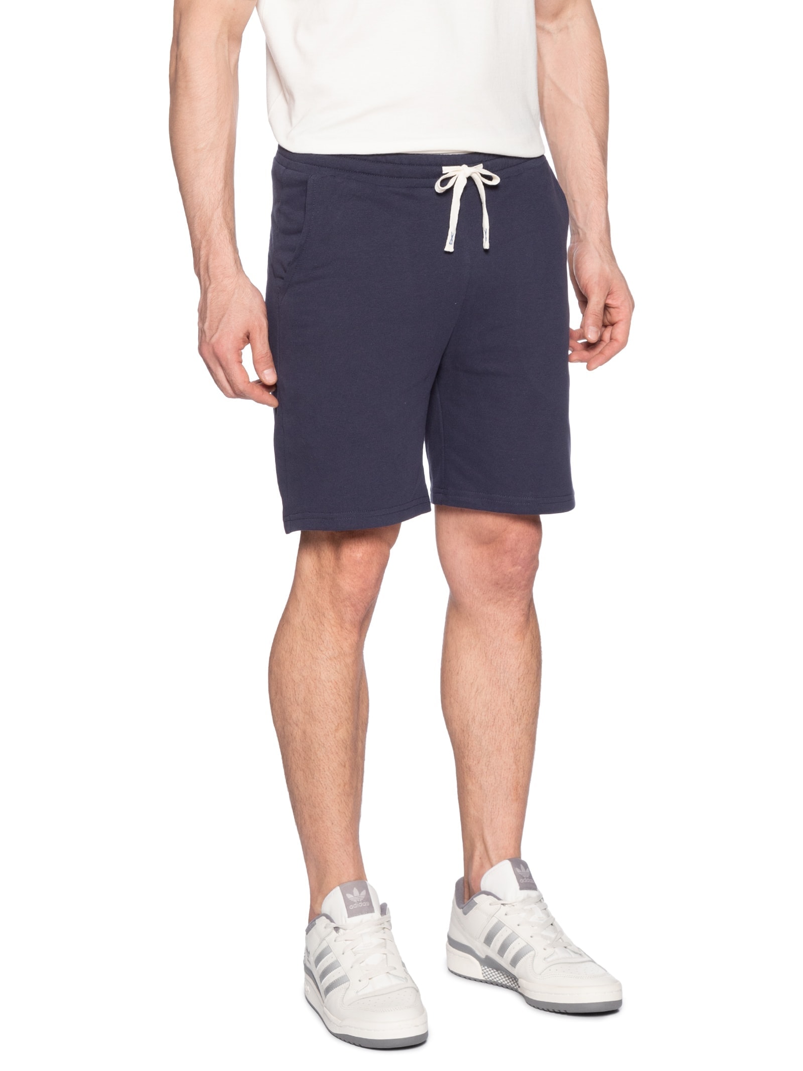 Bermuda Masculina Moletom Azul Basiq Men
