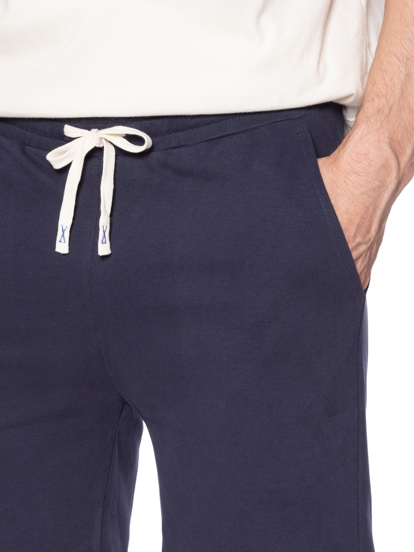 Bermuda Masculina Moletom Azul Basiq Men