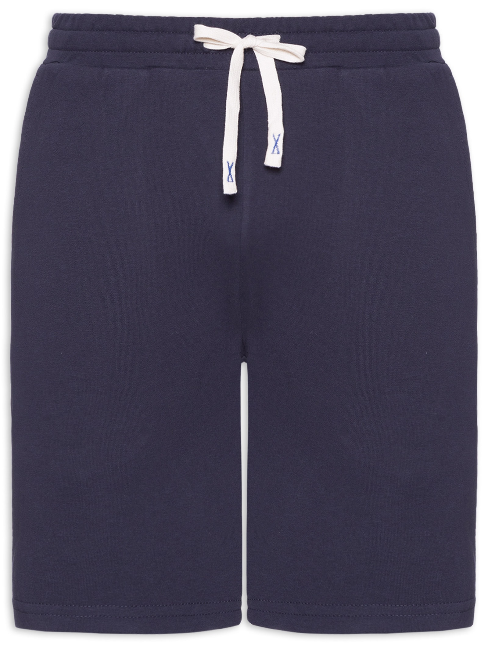 Bermuda Masculina Moletom Azul Basiq Men