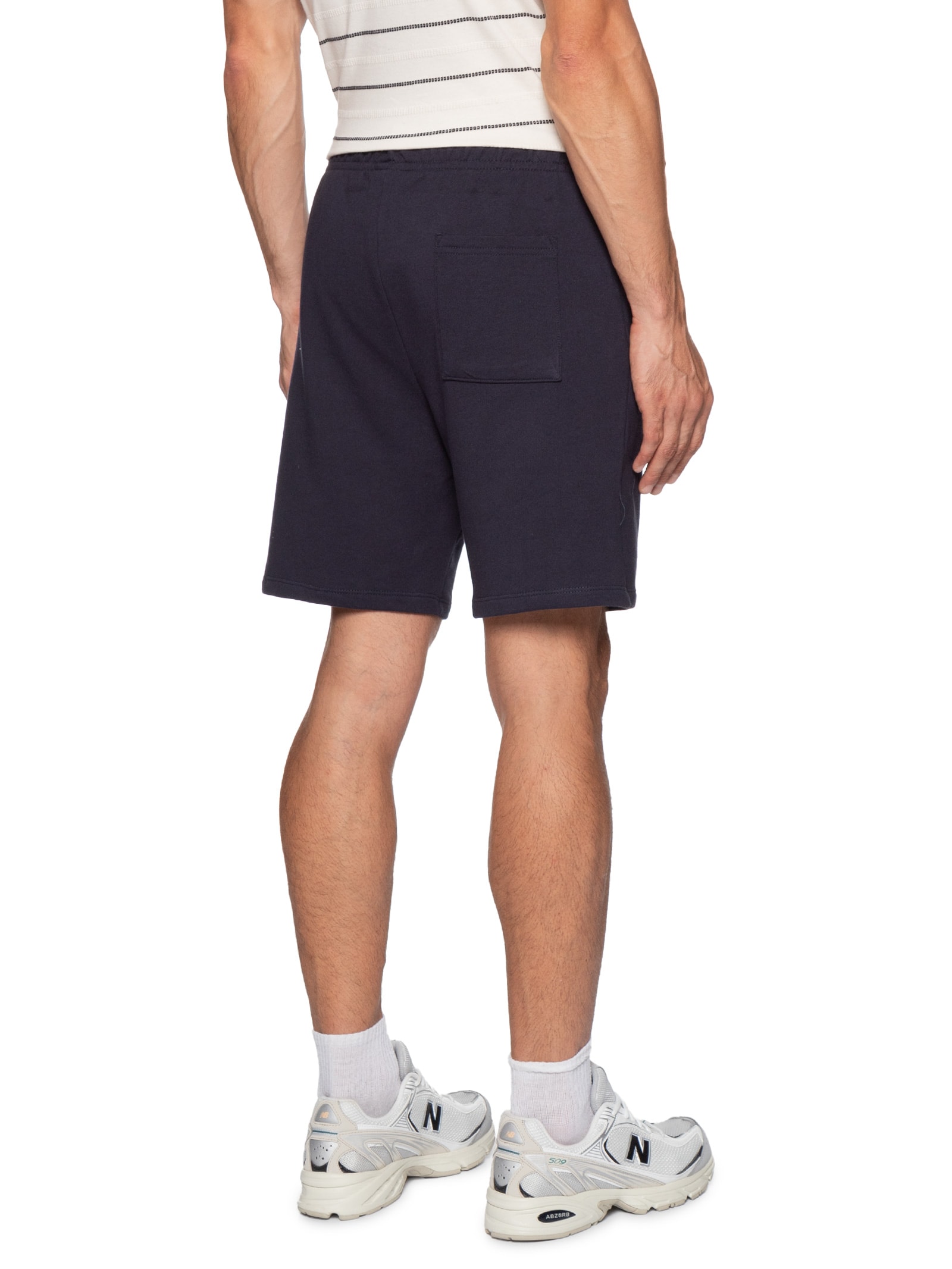 Bermuda Masculina Moletom Com Bolso Azul Hering