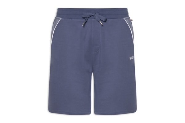 Bermuda Masculina Moletom com Bolsos Tracksuit - Azul