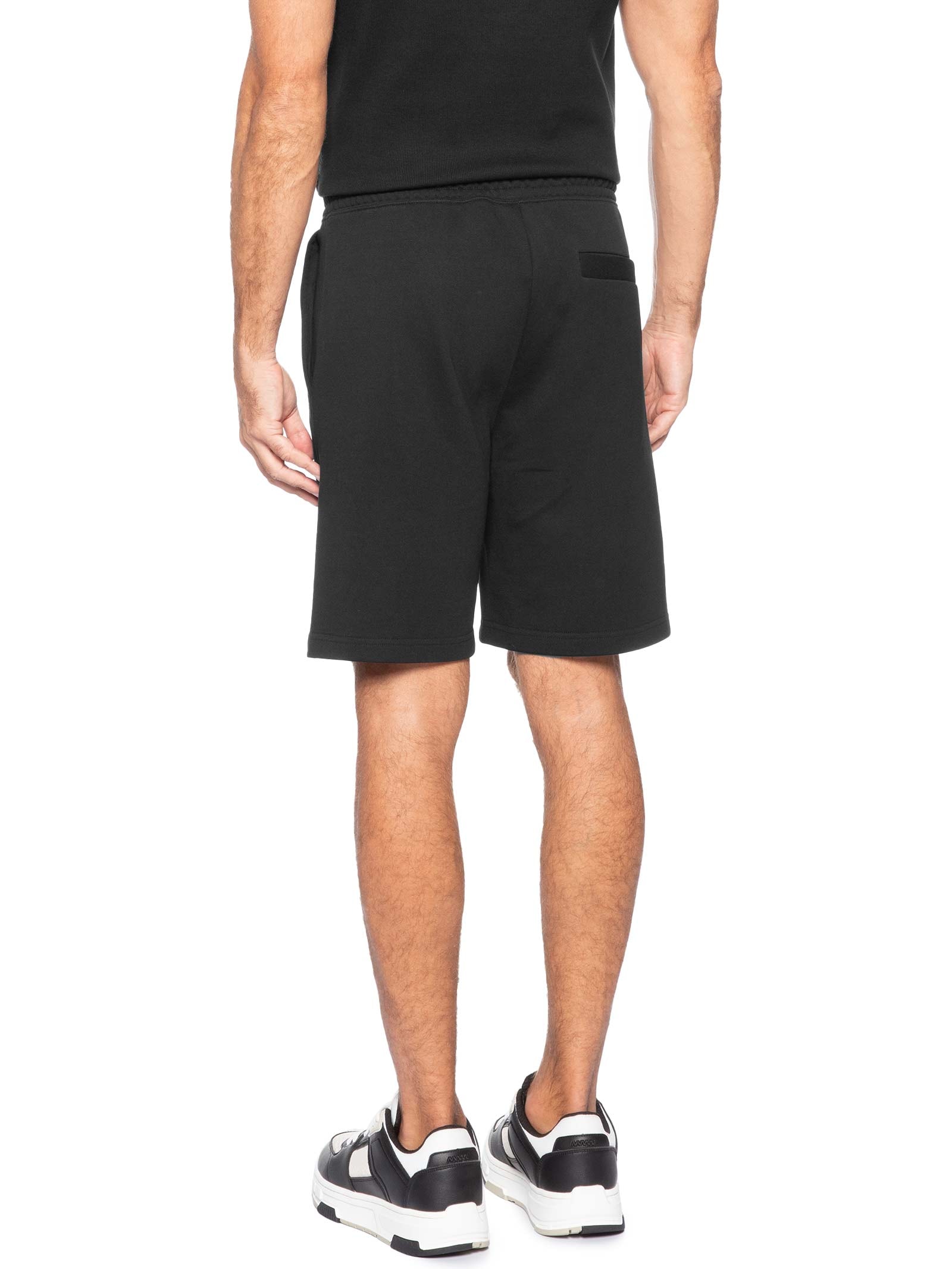 Bermuda Masculina Moletom Darix Preto Hugo
