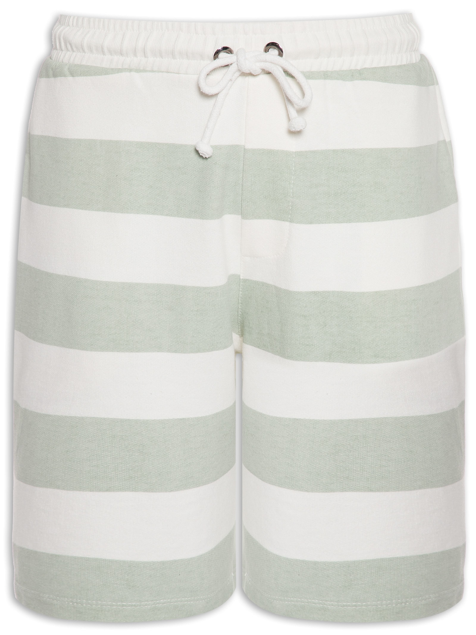 Bermuda Masculina Moletom Listra Off White Replay