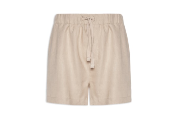 Bermuda Masculina Moletom PJ Linen Class - Bege