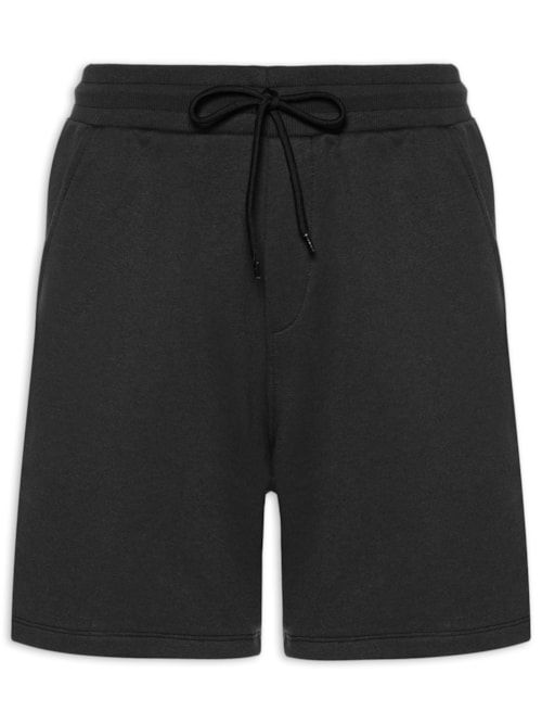 Bermuda Masculina Moletom – Preto