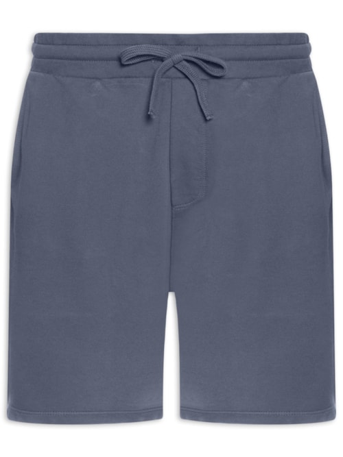 Bermuda Masculina Moletom Urbano New – Azul