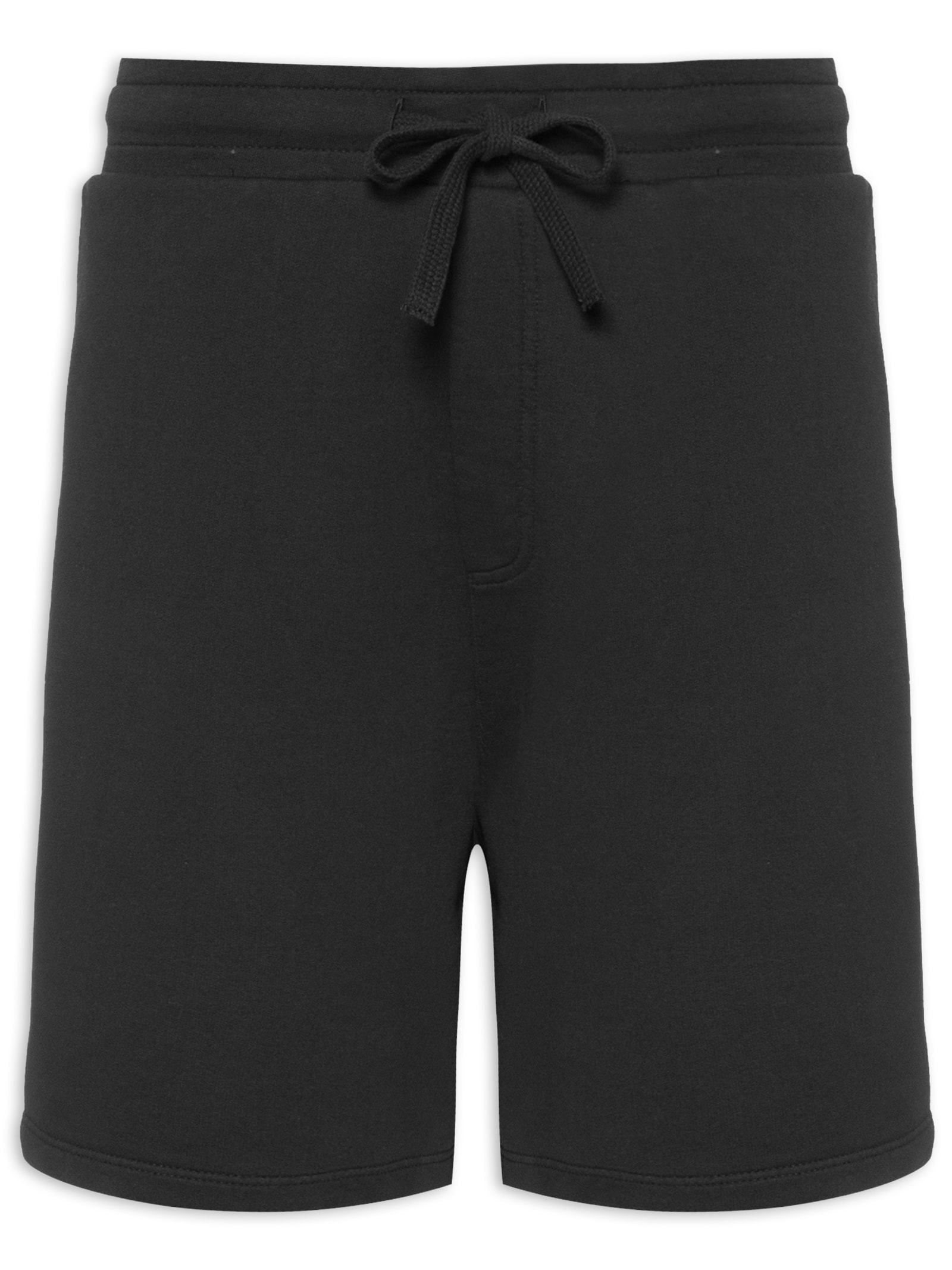 Bermuda Masculina Moletom Urbano New Preto Foxton
