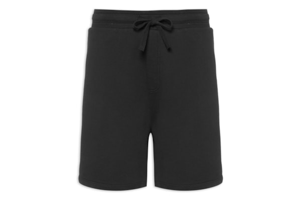 Bermuda Masculina Moletom Urbano New - Preto