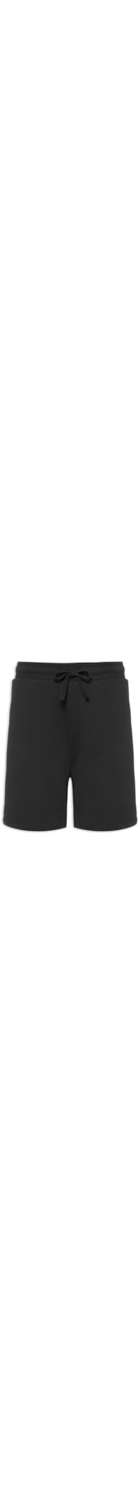Bermuda Masculina Moletom Urbano New - Preto