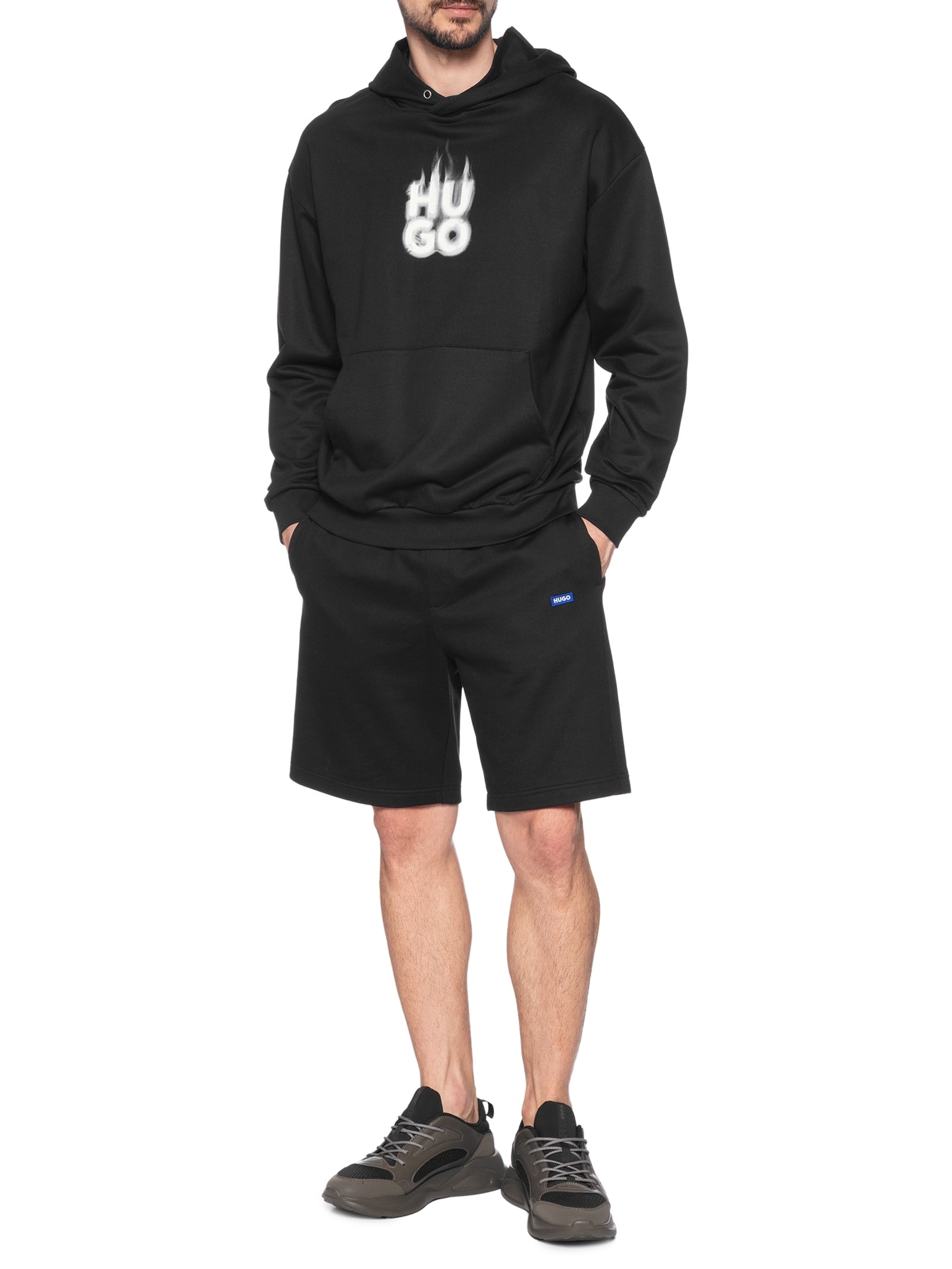 Bermuda Masculina Nedirix Preto Hugo