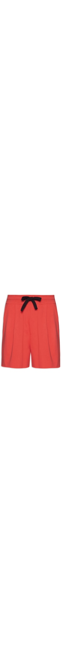 Bermuda Masculina Over Color Pleat - Vermelho