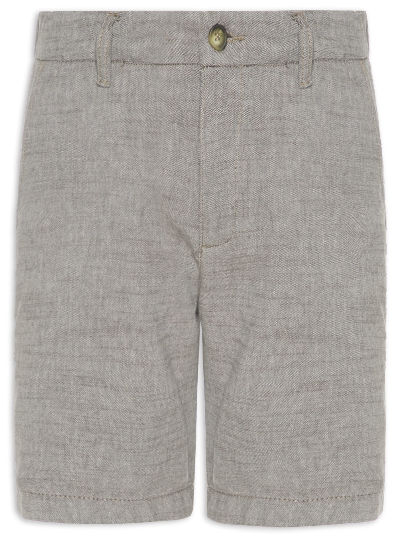 Bermuda Masculina Oxford Marrom Pineapple