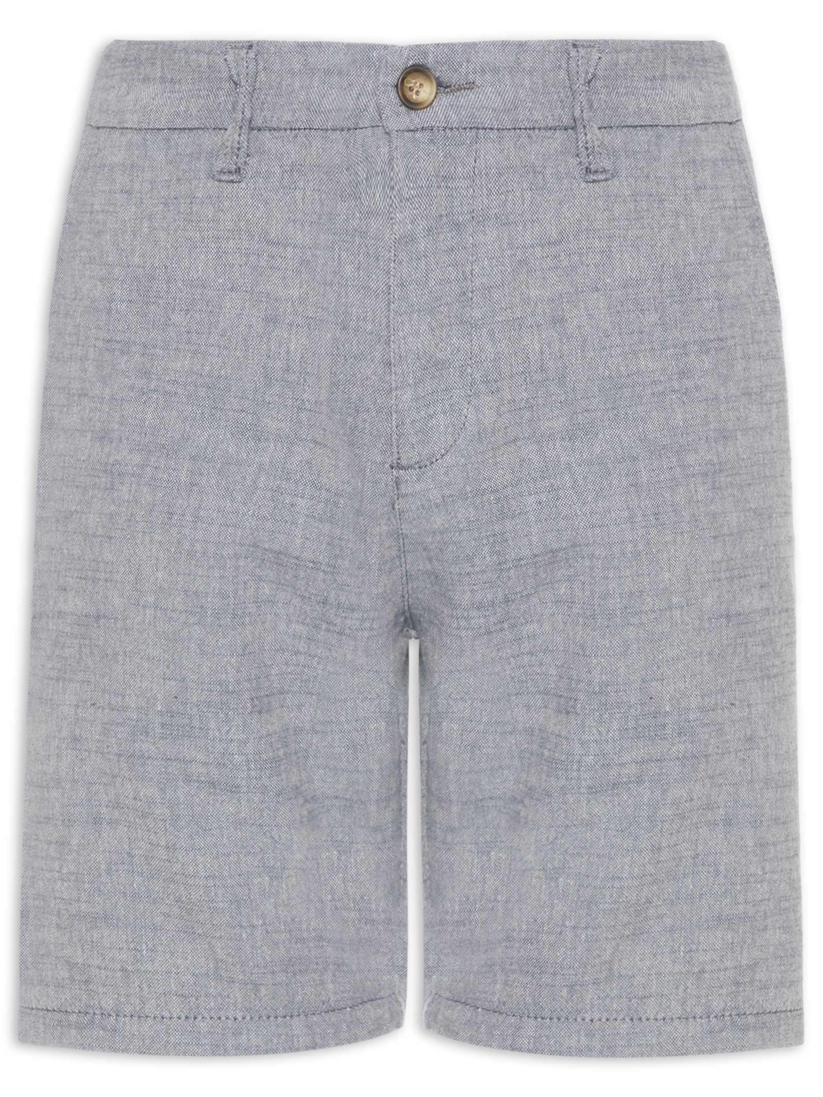 Bermuda Masculina Oxford – Azul Pineapple