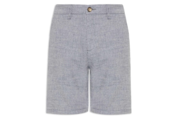 Bermuda Masculina Oxford – Azul