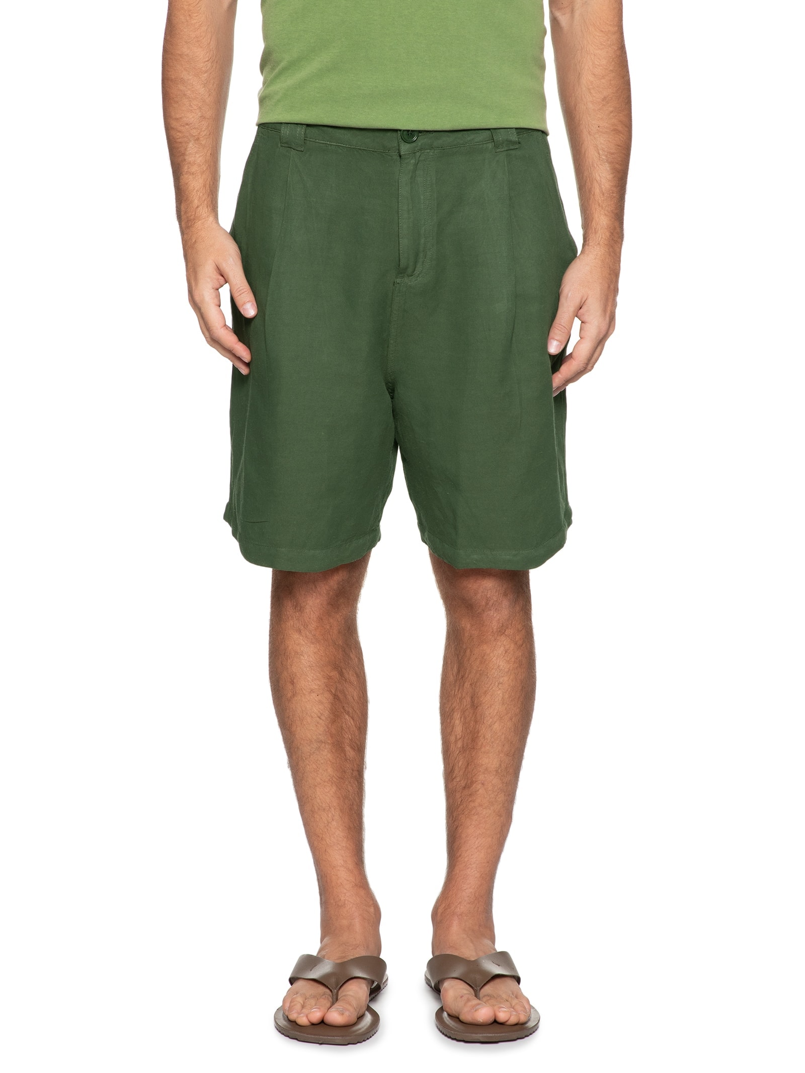 Bermuda Masculina Pioneer Drifter Verde Osklen