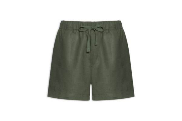 Bermuda Masculina PJ Linen Classic - Verde