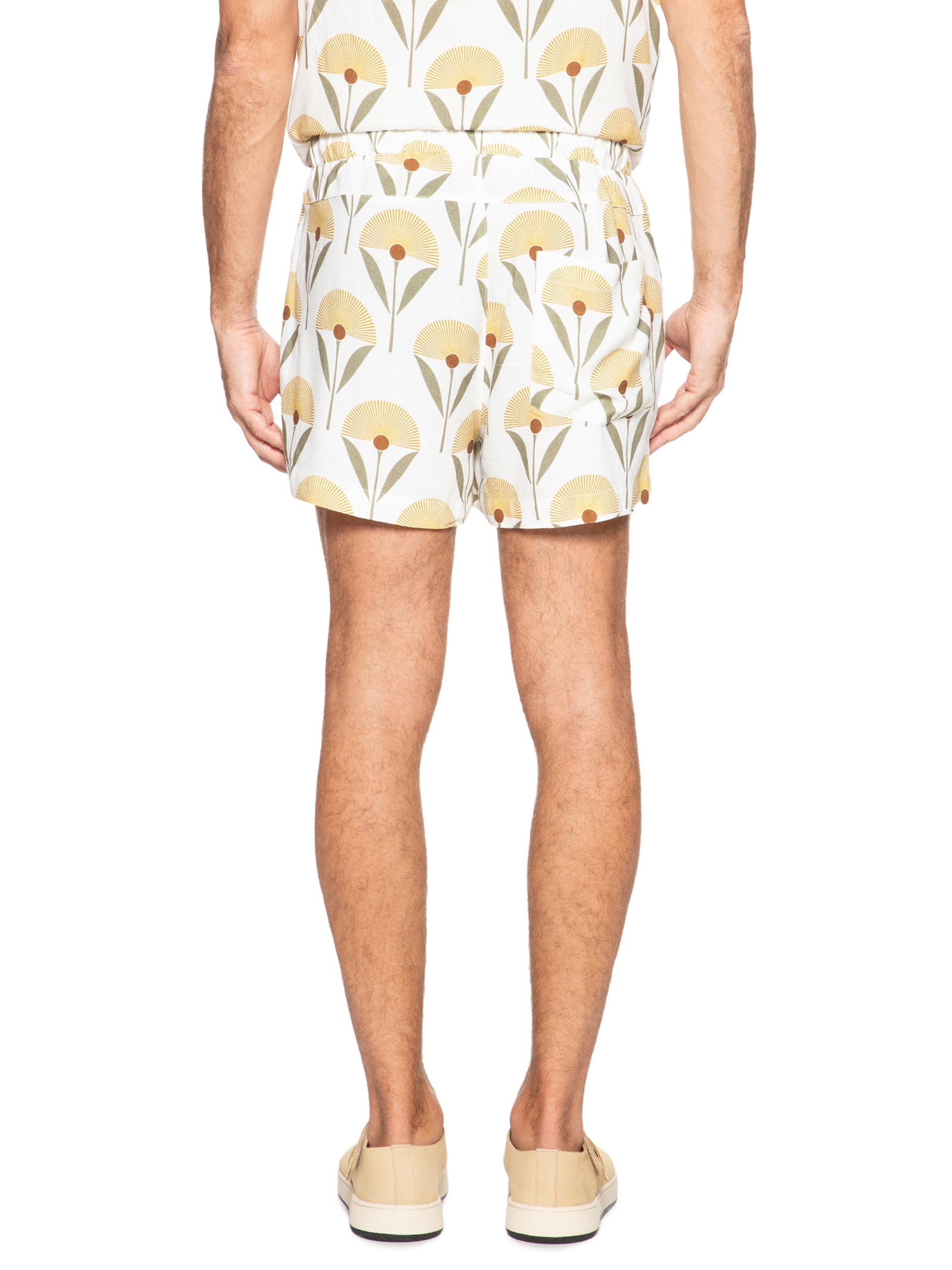 Bermuda Masculina PJ Sunflowe Color Amarelo Osklen