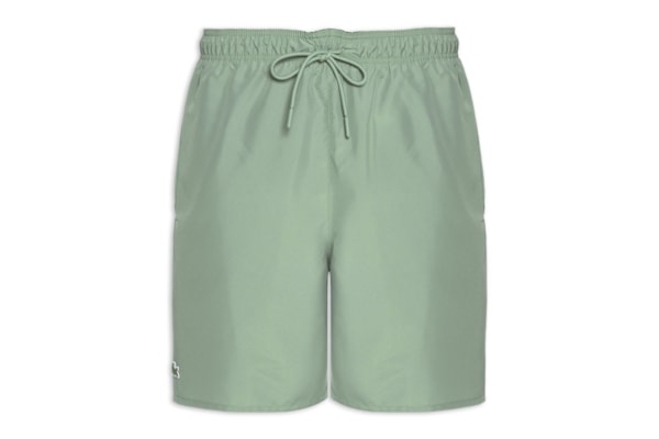 Bermuda Masculina Praia Monocromática - Verde