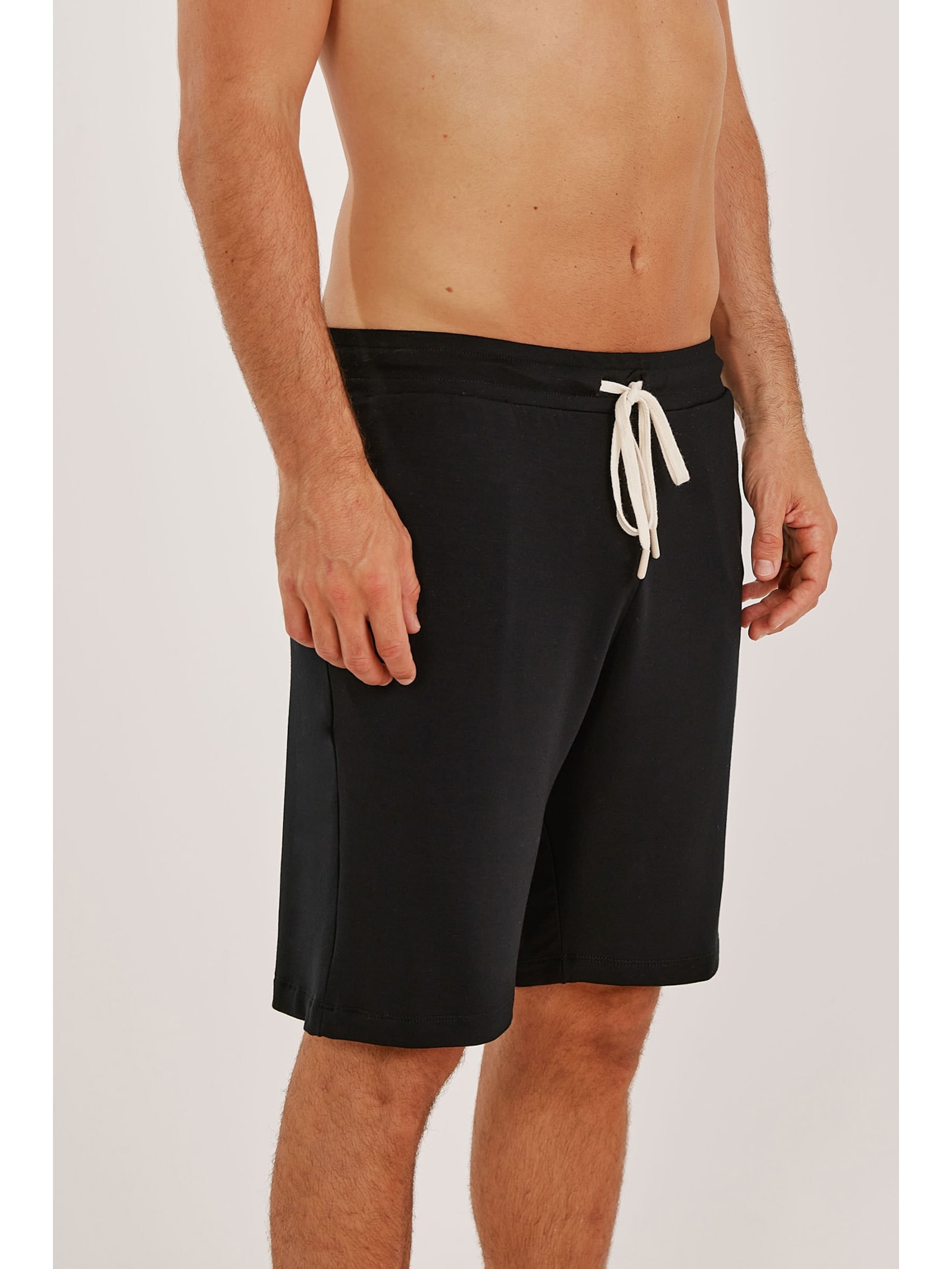 Bermuda Masculina Preta Bambu Satya Yogini