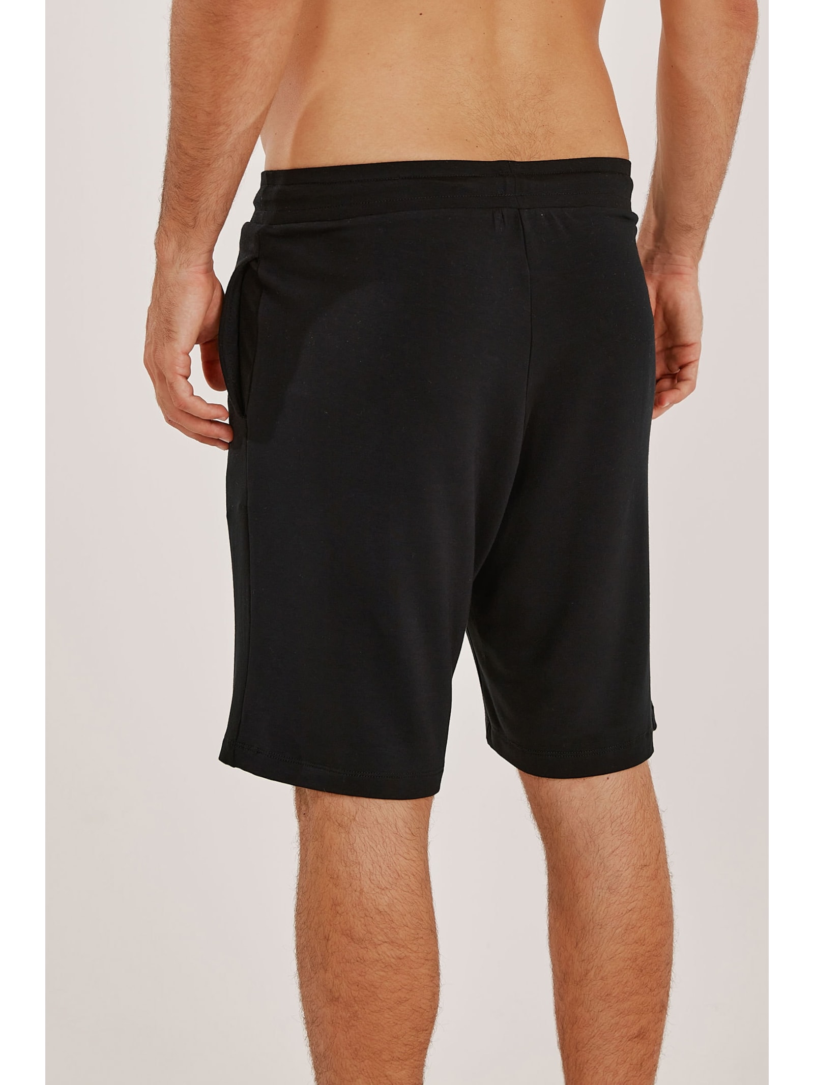 Bermuda Masculina Preta Bambu Satya Yogini