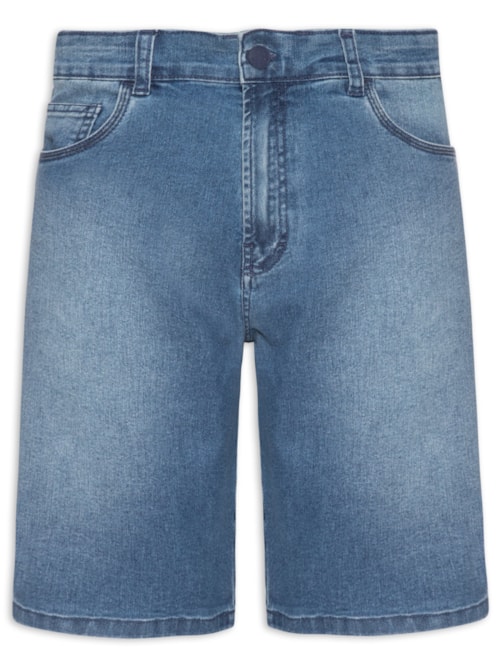 Bermuda Masculina Regular Panamá – Azul