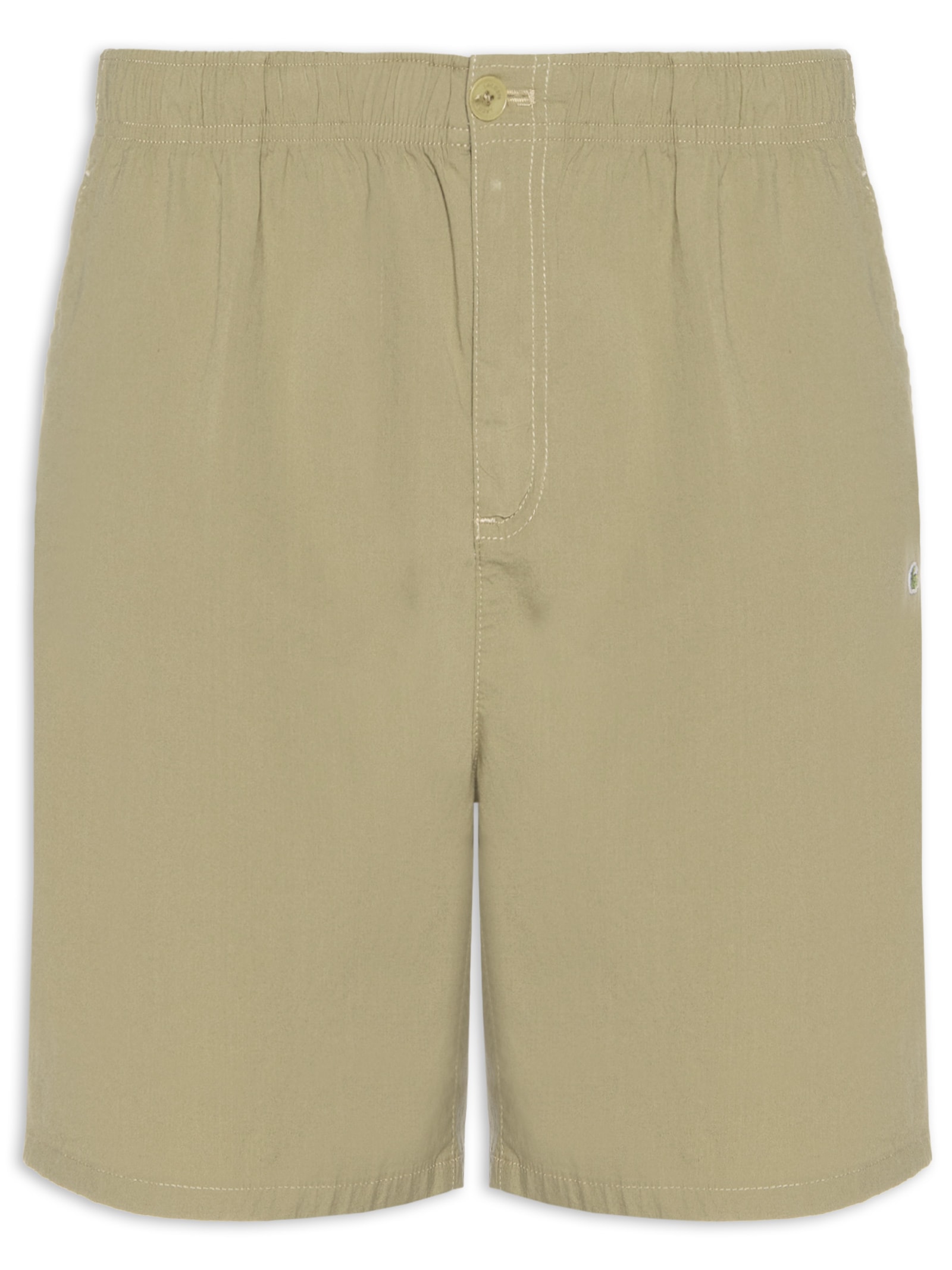 Bermuda Masculina Relaxed Fit Bege Lacoste