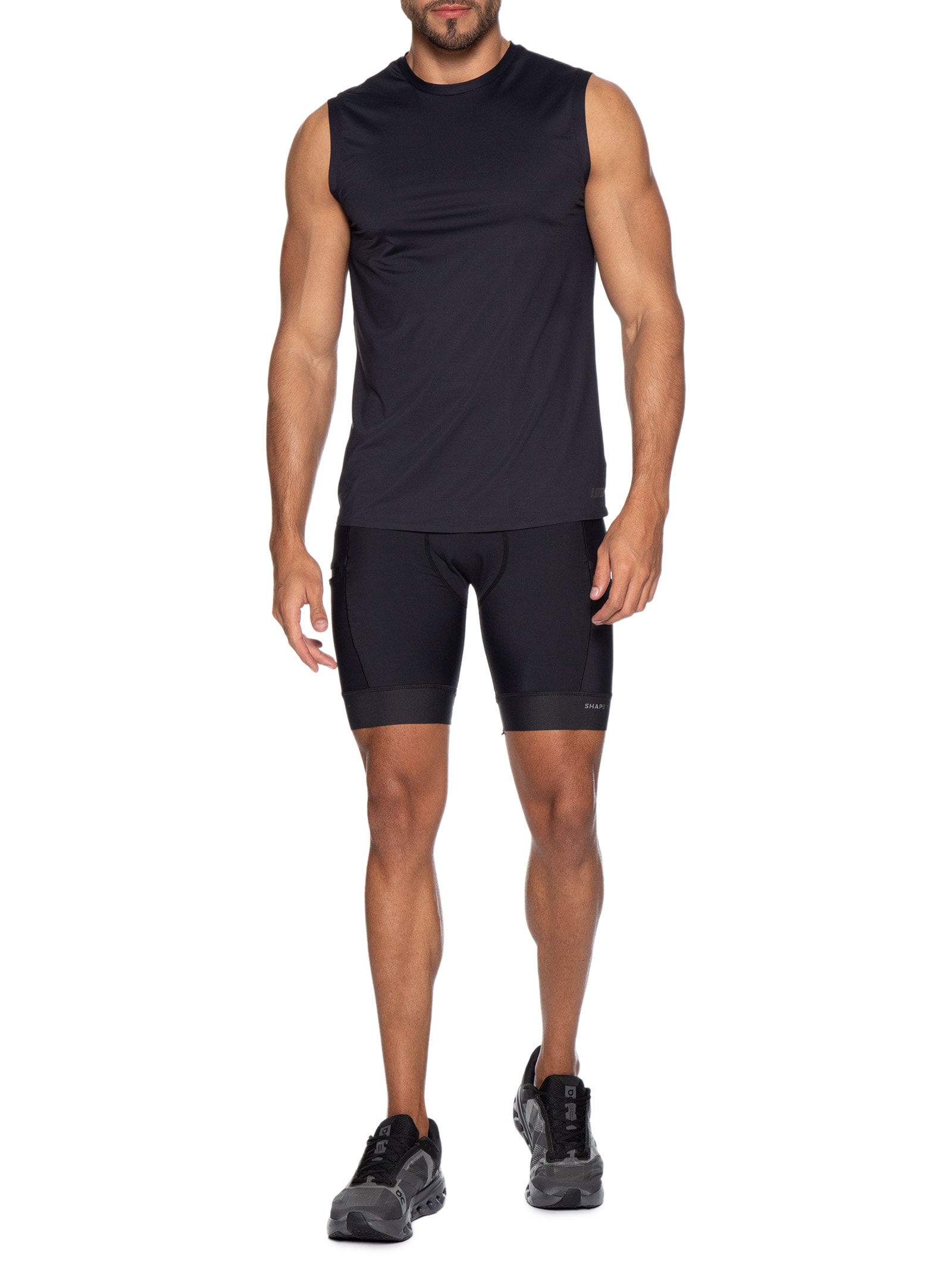 Bermuda Masculina Run Move 9 Men Preto Live!