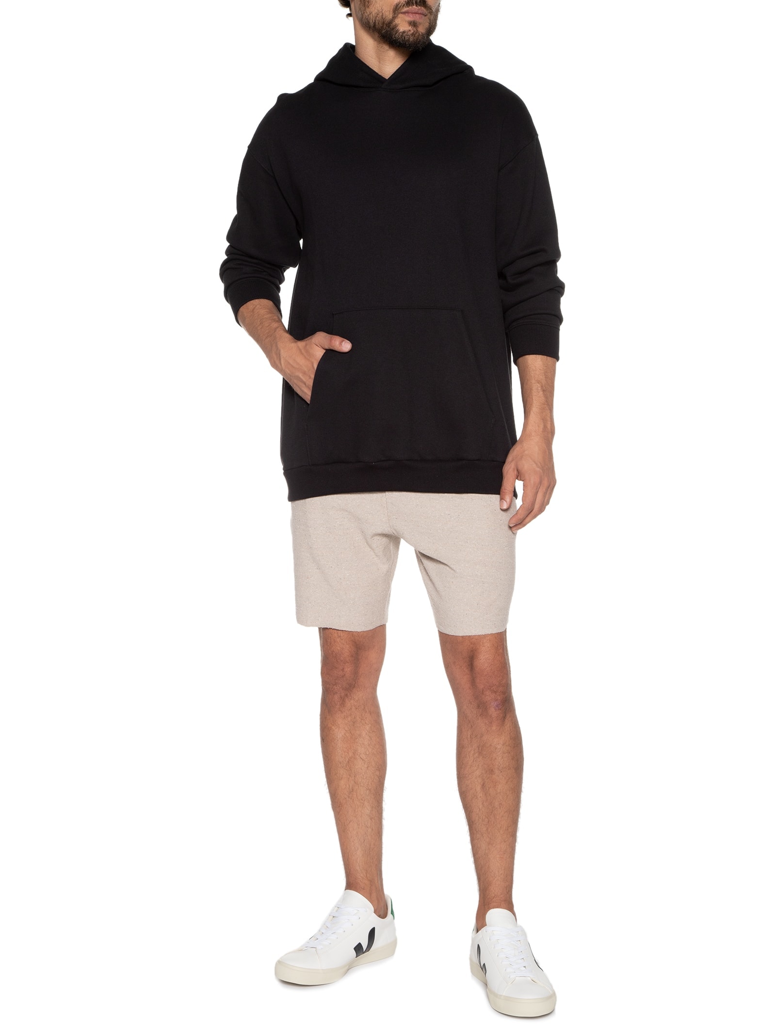 Bermuda Masculina Rustic E-Basics Cinza Osklen