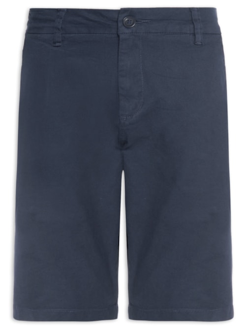 Bermuda Masculina Sarja Alfaiataria Navy - Azul