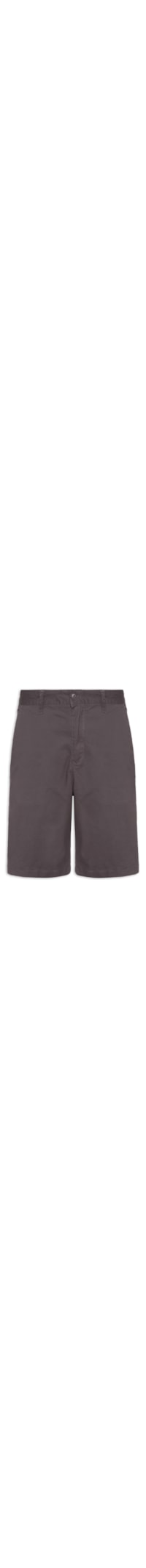 Bermuda Masculina Sarja Básica - Cinza