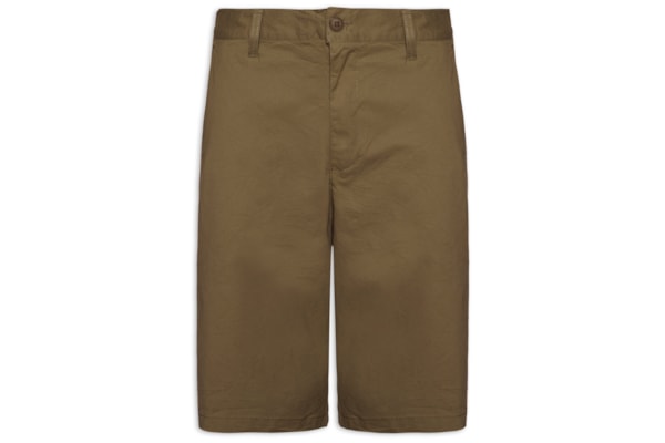Bermuda Masculina Sarja Básica - Marrom  