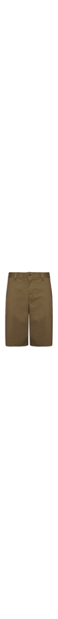 Bermuda Masculina Sarja Básica - Marrom