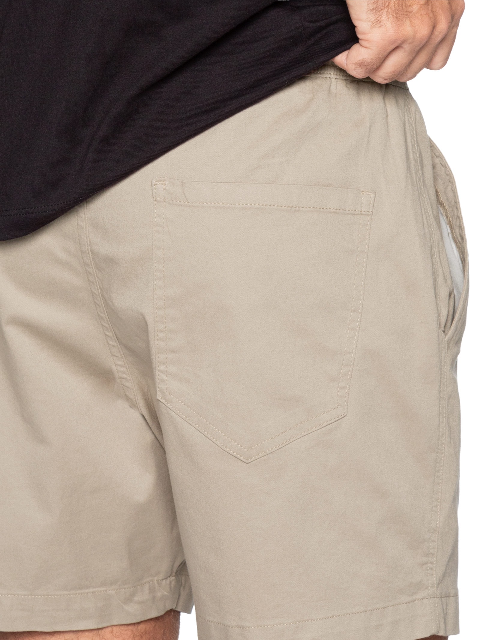 Bermuda Masculina Sarja Batalha John Cinza Reserva