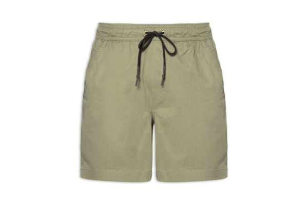 Bermuda Masculina Sarja Batalha John - Verde