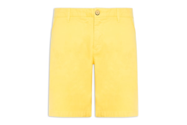 Bermuda Masculina Sarja Casual Iron – Amarelo