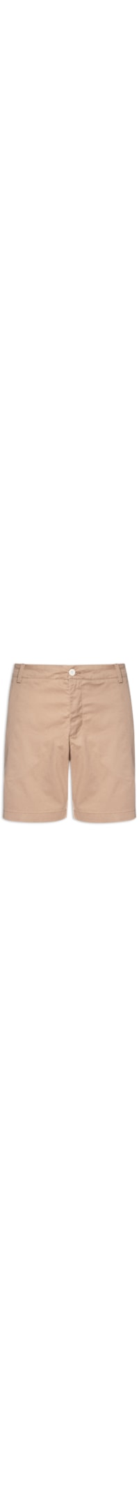 Bermuda Masculina Sarja Chino James - Bege
