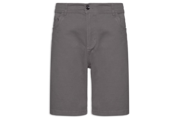 Bermuda Masculina Sarja Color - Cinza