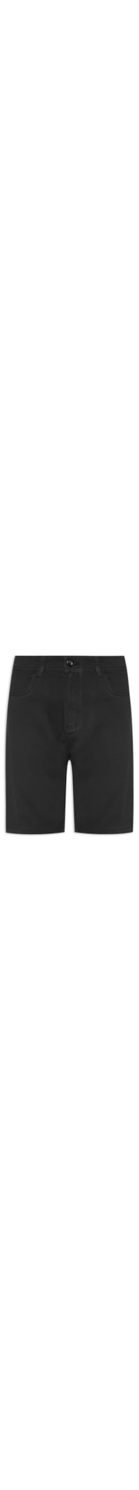 Bermuda Masculina Sarja Color - Preto