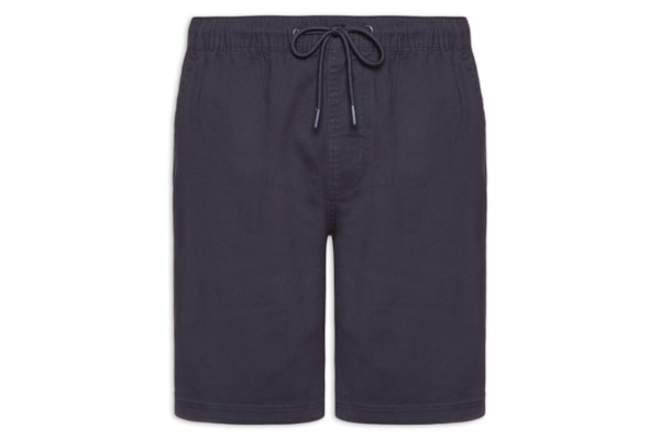 Bermuda Masculina Sarja Cós Elástico - Azul