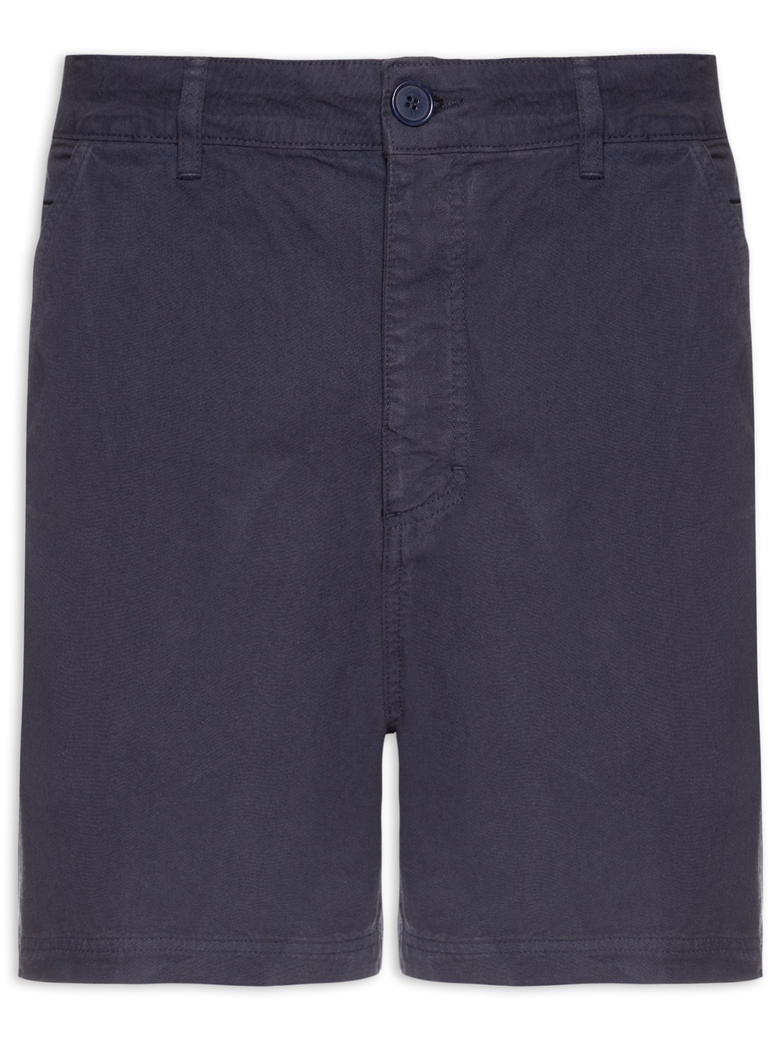 Bermuda Masculina Sarja Flow Cotton Linen Utility  – Azul Osklen