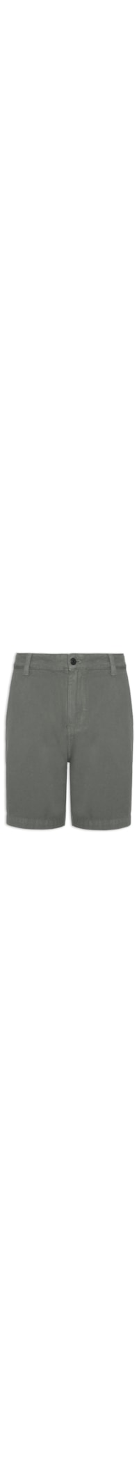 Bermuda Masculina Sarja New Cotton Basic - Cinza