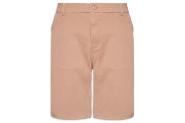 Bermuda Masculina Sarja Peletizada - Marrom