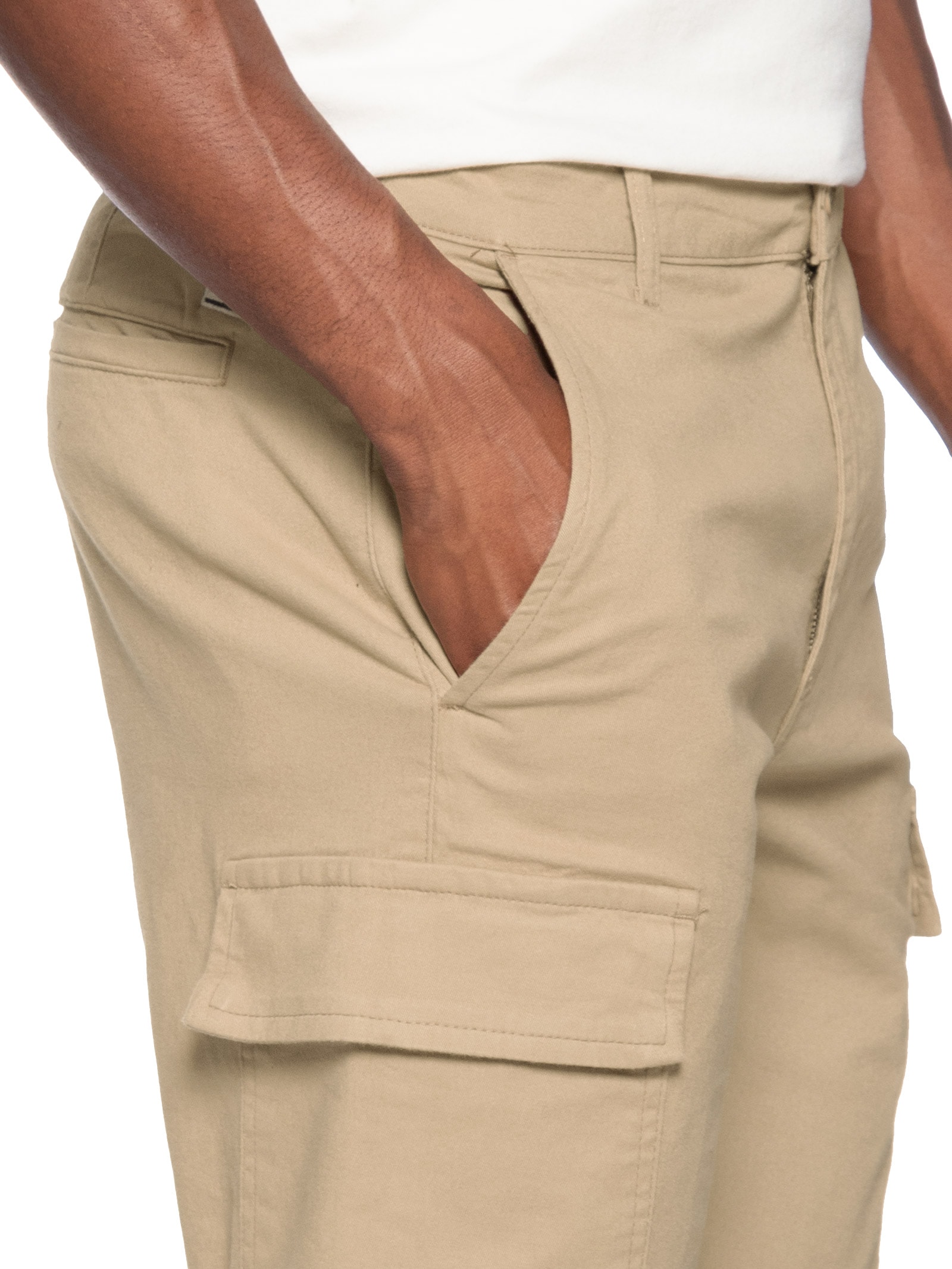 Bermuda Masculina Scanton Cargo Bege Tommy Jeans