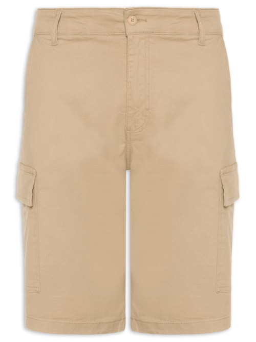 Bermuda Masculina Scanton Cargo – Bege