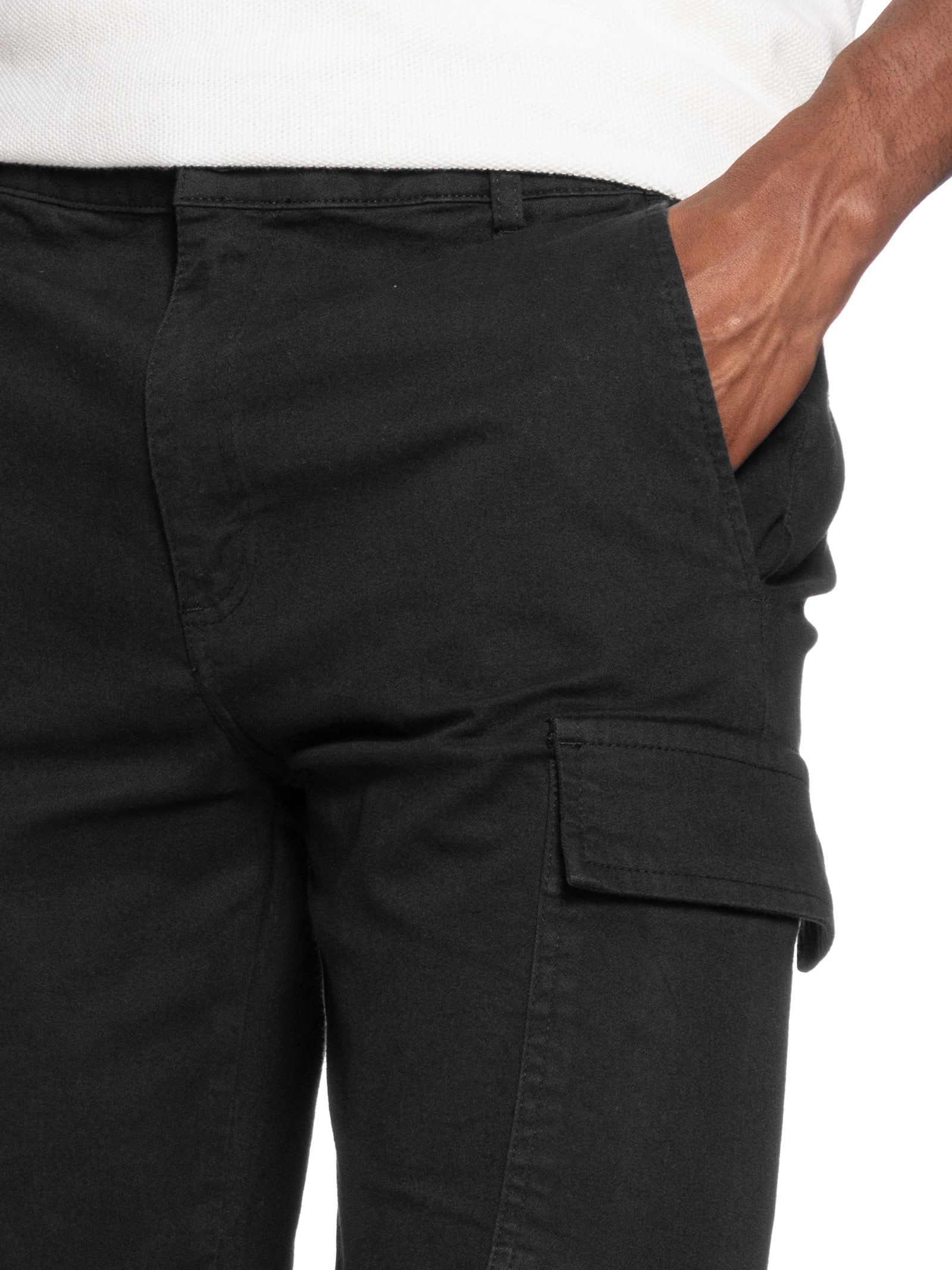 Bermuda Masculina Scanton Cargo Preto Tommy Jeans